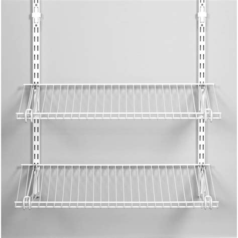 wire shelving wall mount brackets